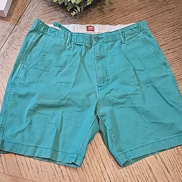 Levi's L  chino ez green shorts stretch drawstring - Picture 13 of 13